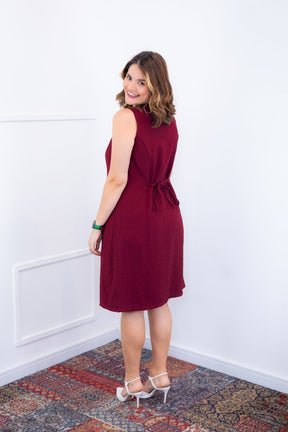 Vestido Vanessa – Midi Regata Ajustável em Viscose Marrant
