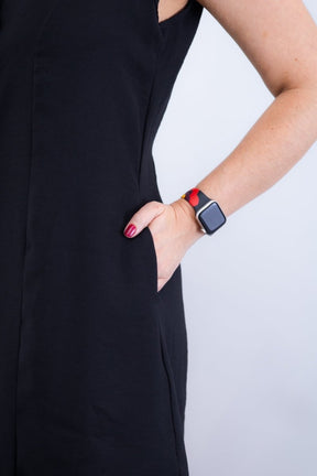 Vestido Vanessa – Midi Regata Ajustável em Viscose Marrant